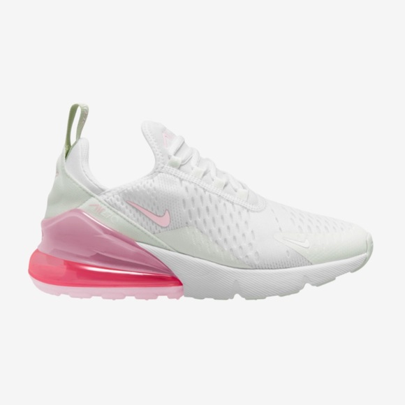 Nike Air Max 270 GS White Pink Foam Hot Punch Summit 943345-113 Size 5Y-7Y - Picture 1 of 6